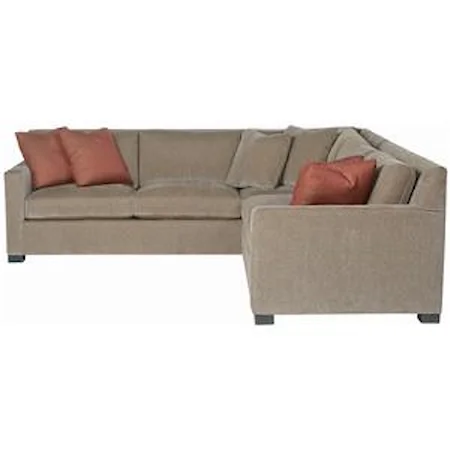 2 Piece Sectional with Track Arms